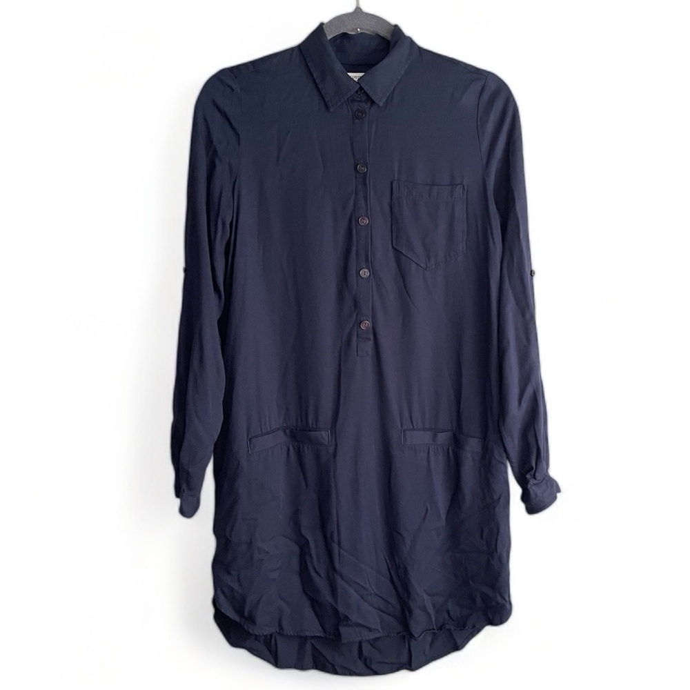 Lacoste Devanlay navy blue shirt dress